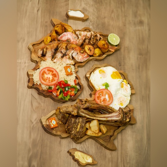 Wood plat set - Picture 3 of 5